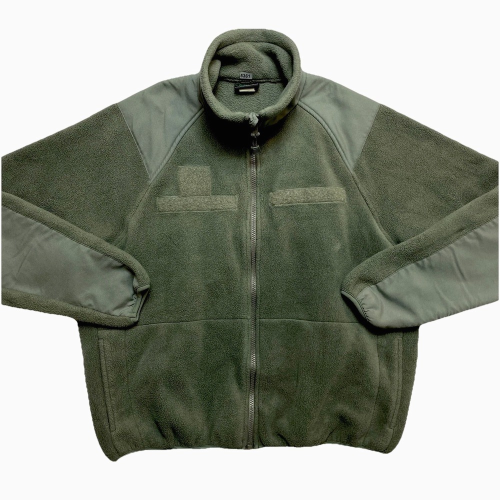 US Cold Weather Fleece Jacket Mens Size Small Green Military Windbreaker Kenyon